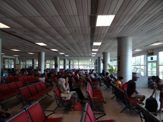28 Seat in departure zone airport