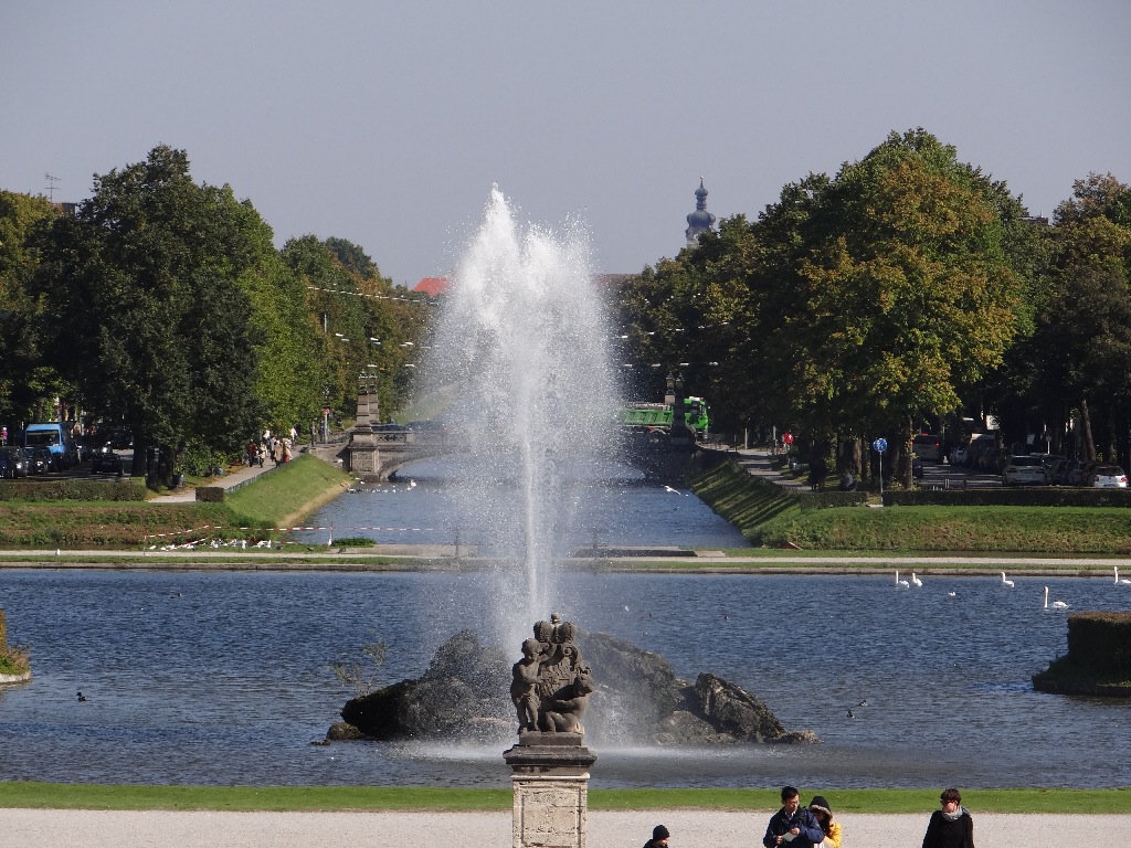 Nymphenburg place fountains