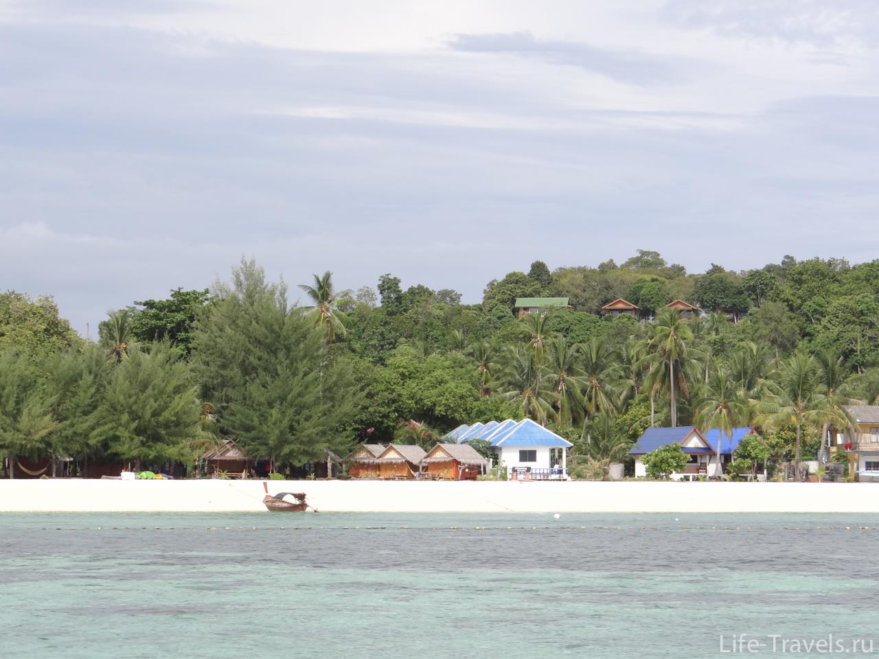 Inhabited island of the Andaman Sea