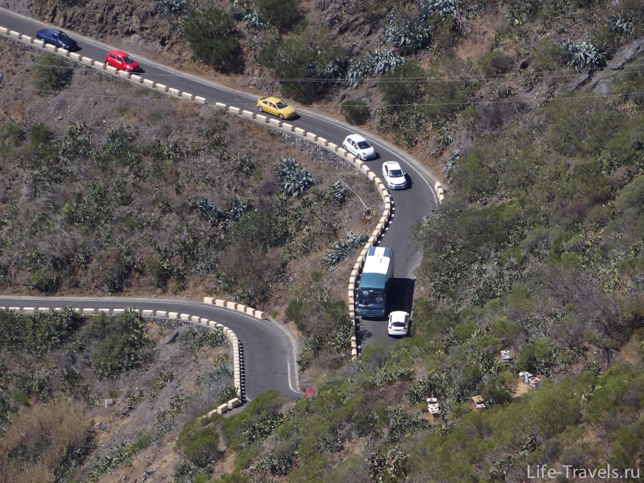 Serpantine road to Masca Tenerife